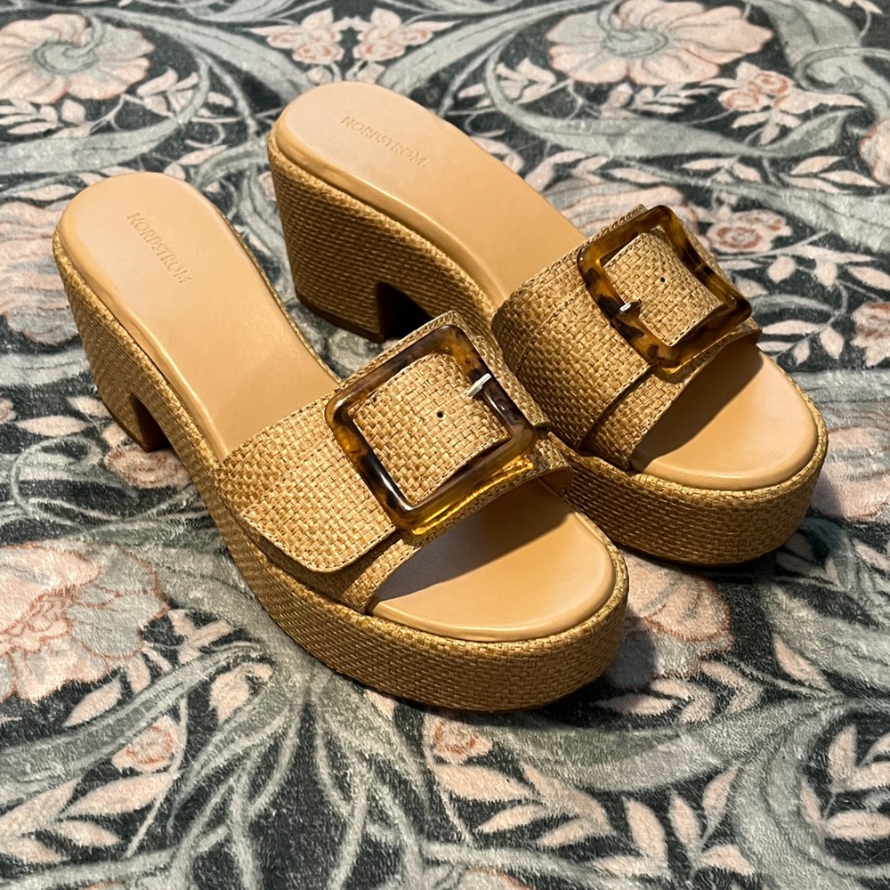 Nordstrom Courtney Block Heeled Sandals